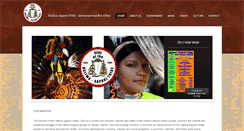 Desktop Screenshot of haliwa-saponi.com